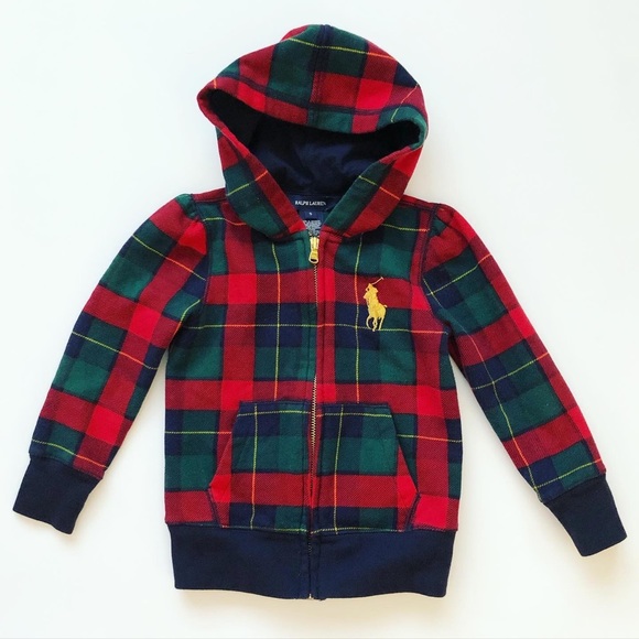 Ralph Lauren Other - Ralph Lauren plaid zip up hoodie